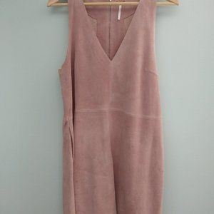 Pink Suede Jumper